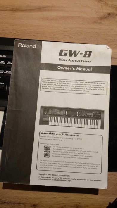 Клавир / Синтезатор / Йоника Roland GW 8 Workstation Version 2