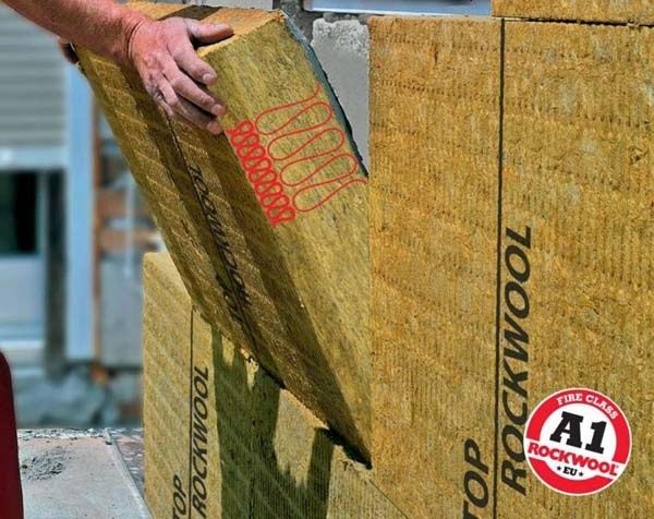 Vata bazaltica Rockwool Frontrock Max Plus fatada 10 sau 15cm