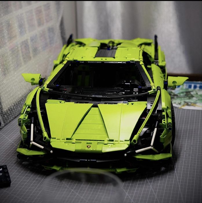 Конструктор Lamborghini Sian аналог Лего Lego technic