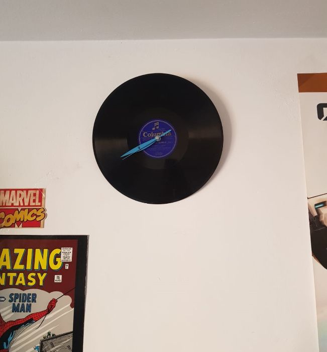 Ceas de perete disc vinil