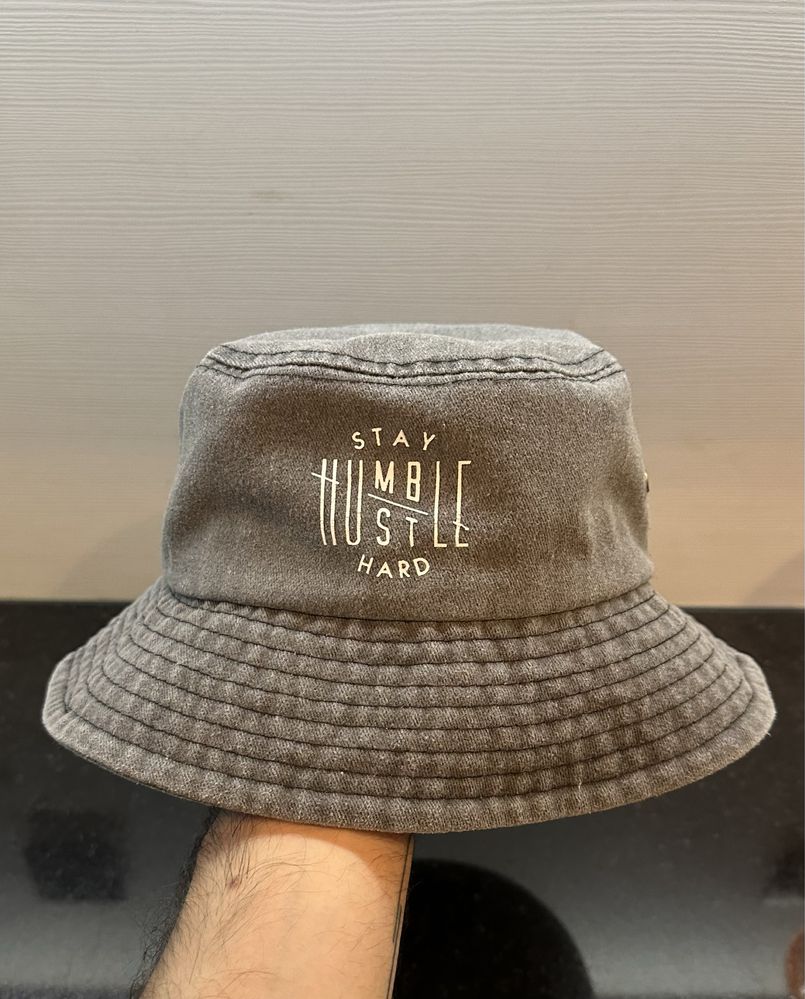 Stay Humble Hustle Hard / Bucket Hat / Шапка Идиотка
