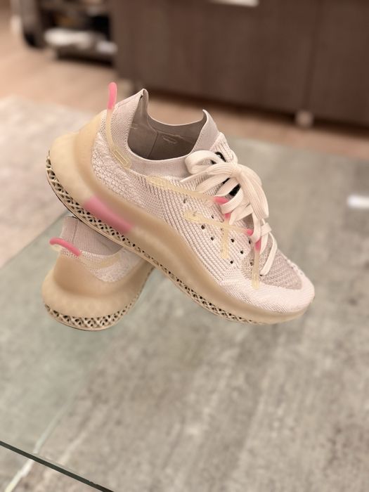 Vand Adidasi Adidas 4D Fusion White and Dust Pink