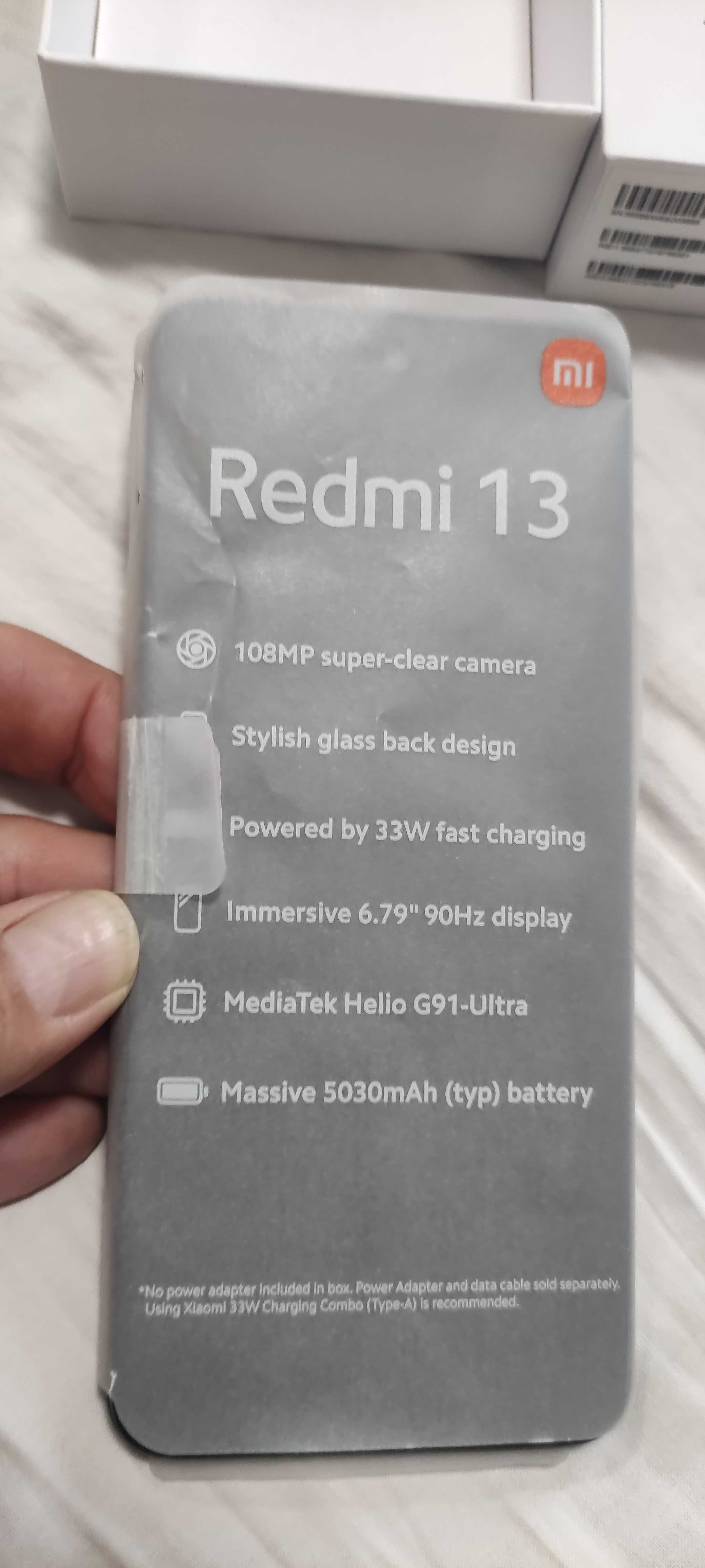 XIAOMI Redmi 13   6GB RAM   128GB ROM  Black  /Нов в гаранция 2 години