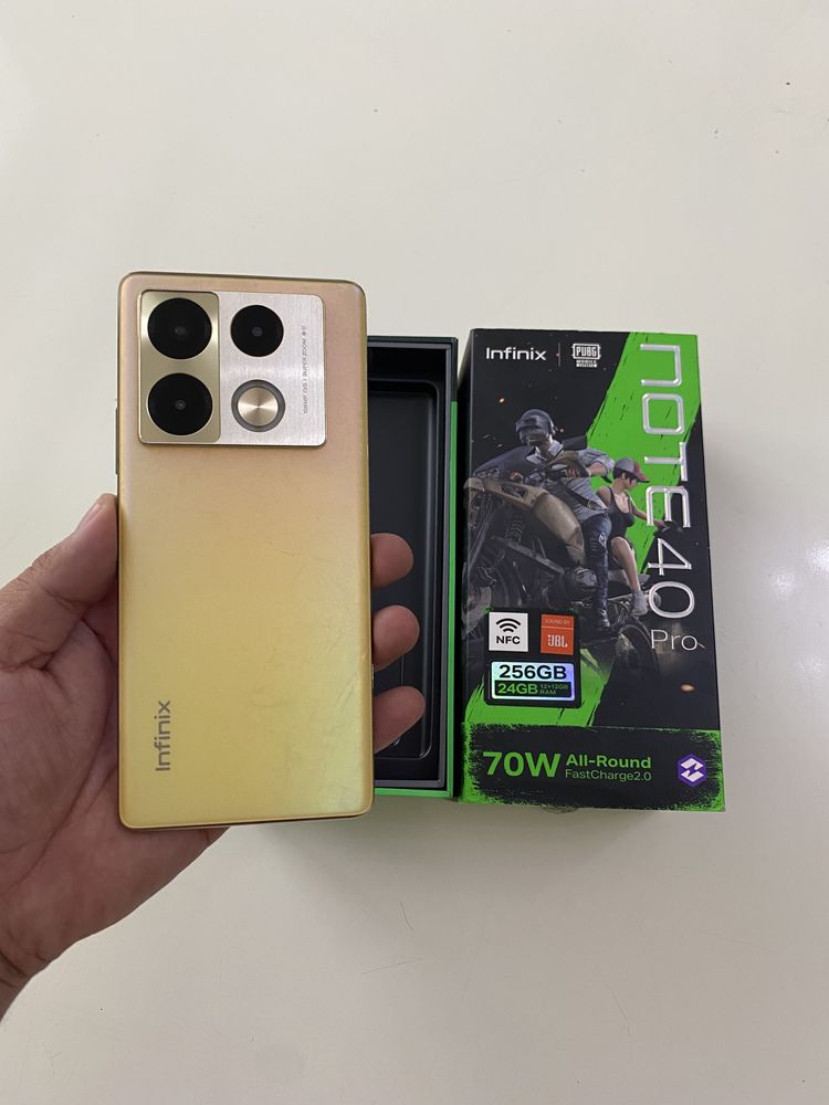 Ifinix note 40 pro.  24/256