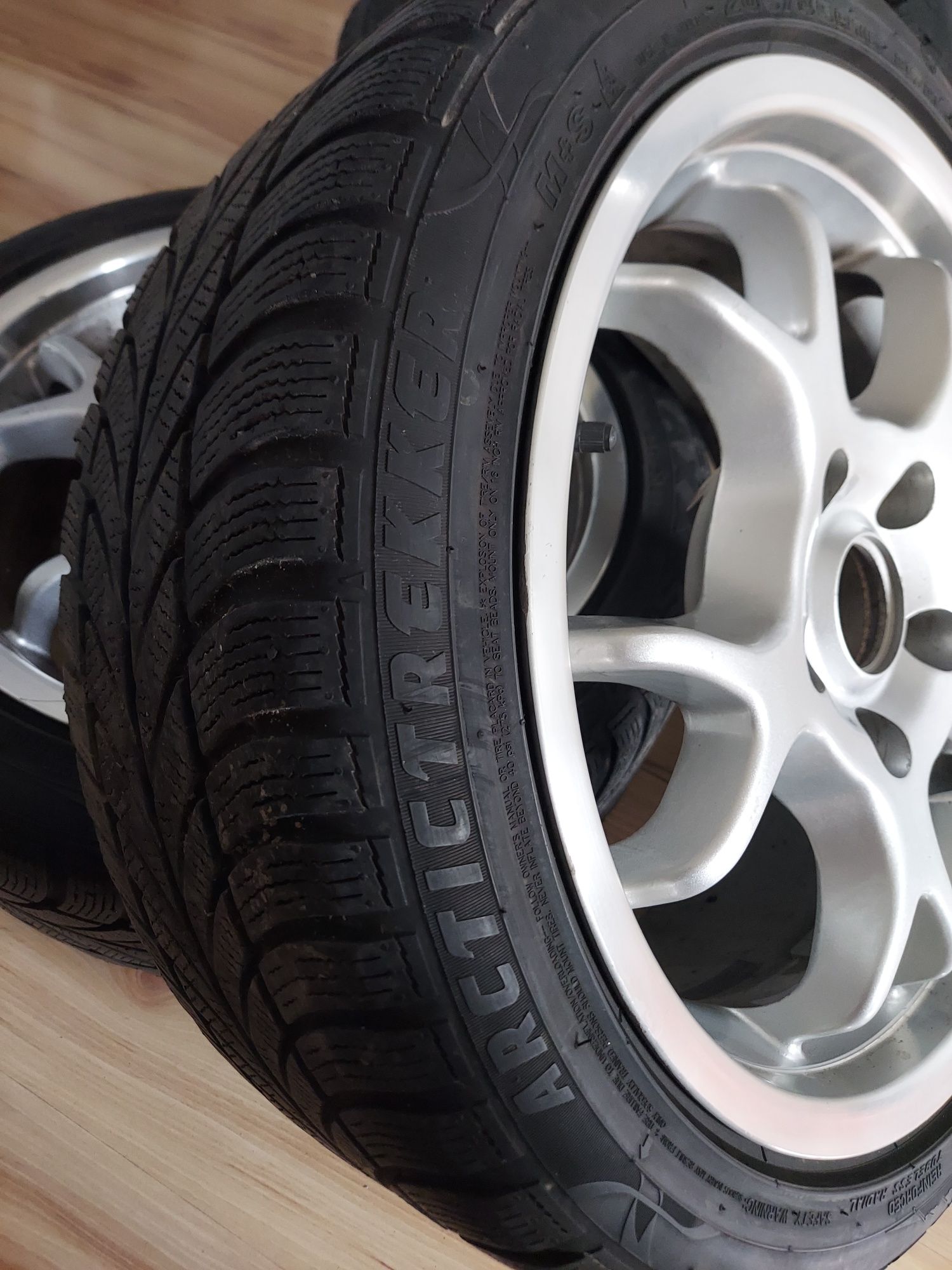 Set 4 jante aliaj 16” cu anvelope all-season – BMW E36 – 205 45 R16