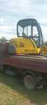 Vând pachet excavator JCB 3 tone cu rampe de incarcare + autoutilitara