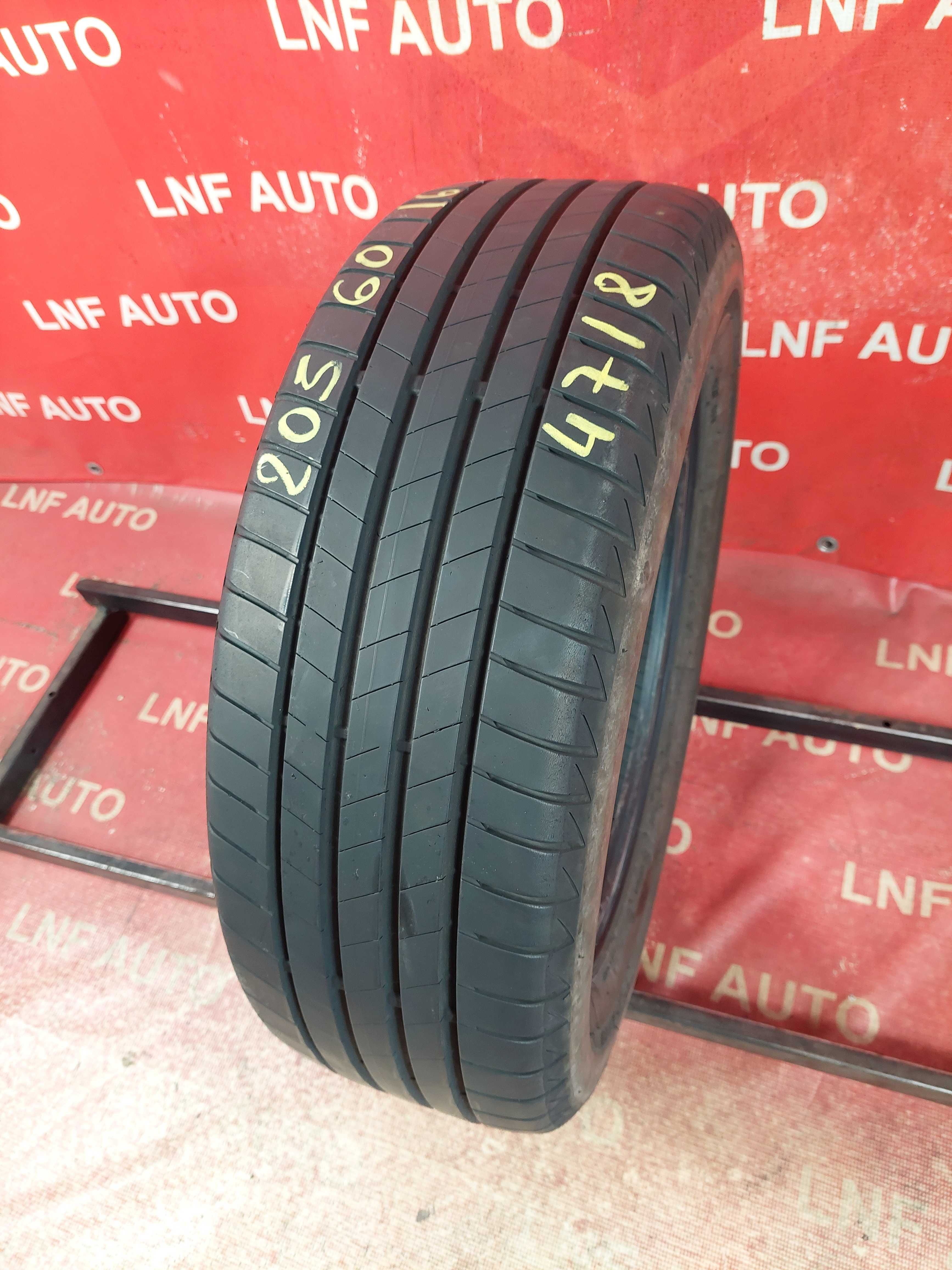 1 Anvelopa de VARA - 205/60/16 - BRIDGESTONE - 6.80 MM - DOT 4718 !