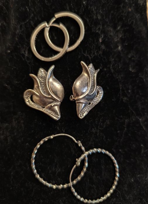 Кольца, серьги, кулоны из серебра