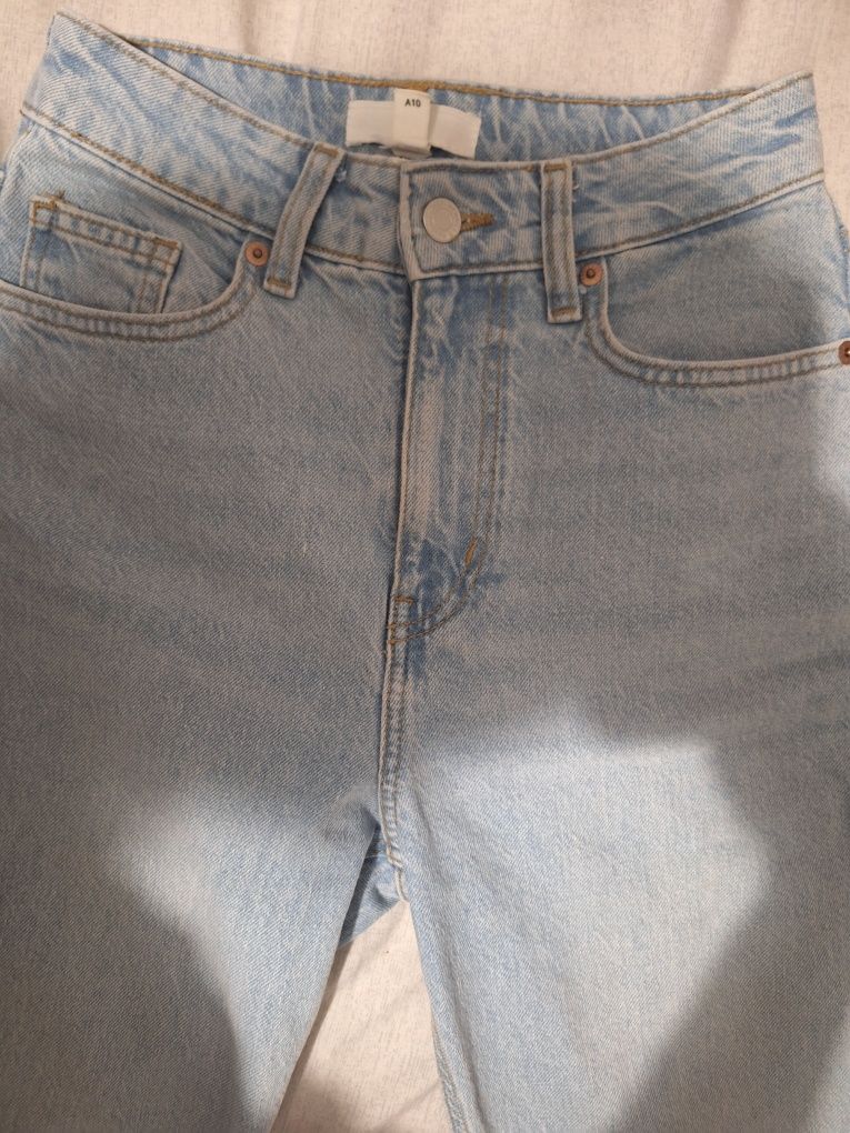 Дънки H&M Mom fit