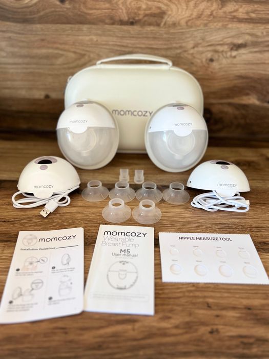 Pompa de san dubla momcozy M5 completa+accesorii extra