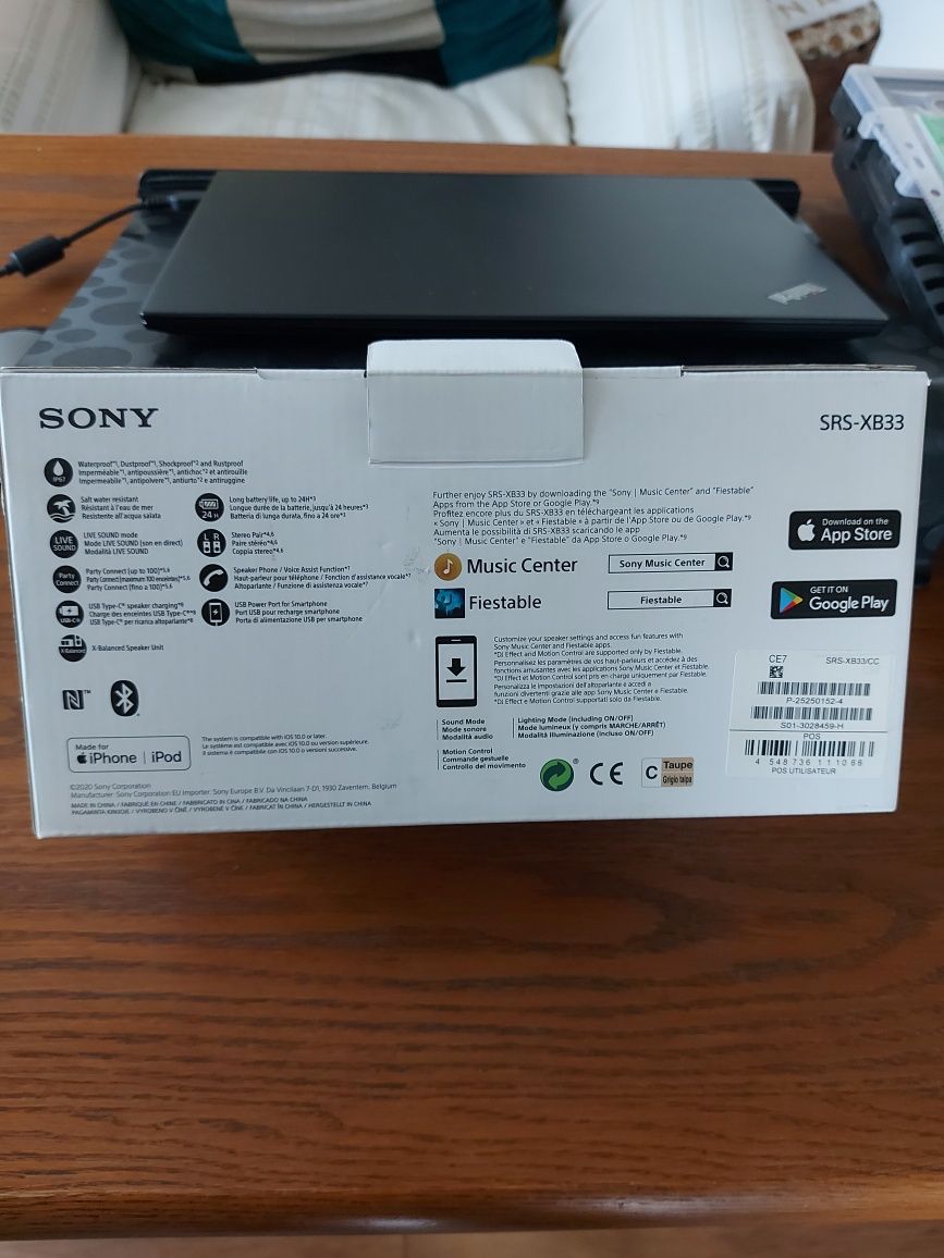 Блутут тонколона SONY SRS-XB33