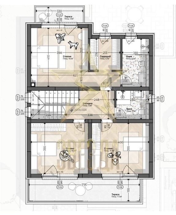 Продава се Къща в Пловдив, Беломорски - 220 кв.м за 1310 €/кв.м - Снимка #2