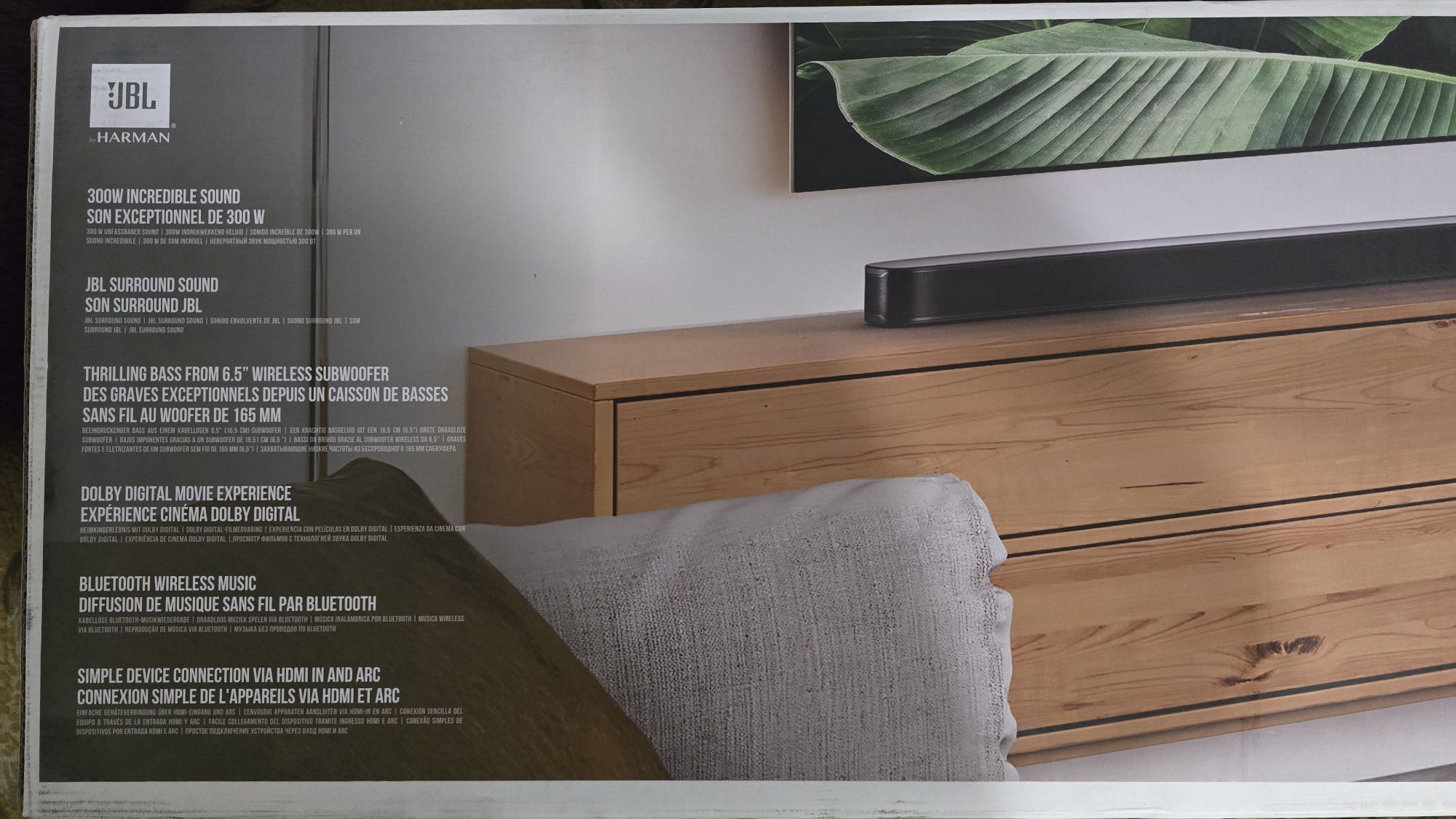 Soundbar JBL Bar2.1 Deep Bass by Harman 300W