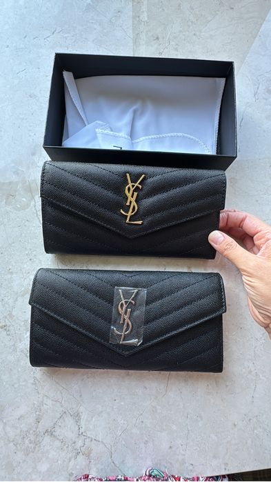 Portofel piele YSL Yves Saunt Laurant NOU cadou perfect Craciun