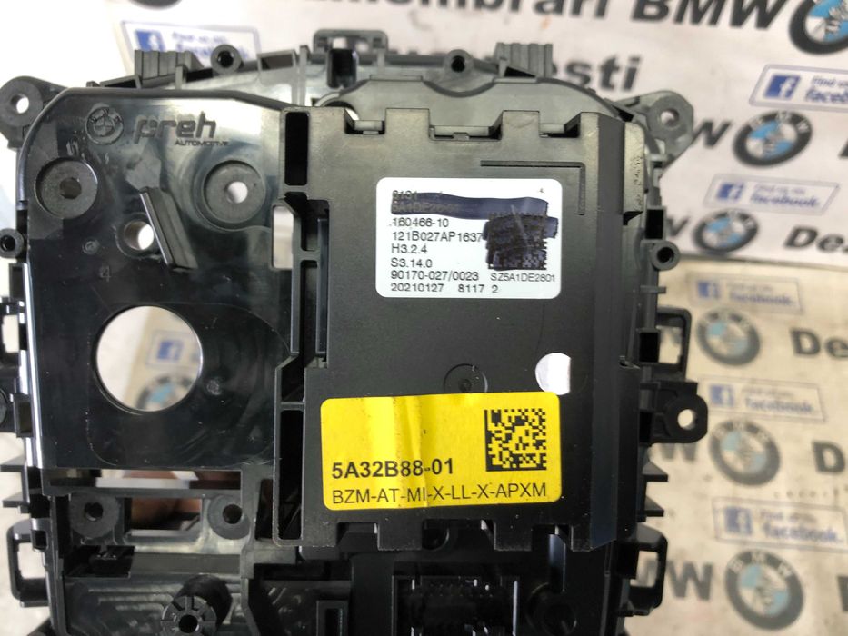 Selector schimbator viteze cu panou control suspensie adaptiva BMW G20
