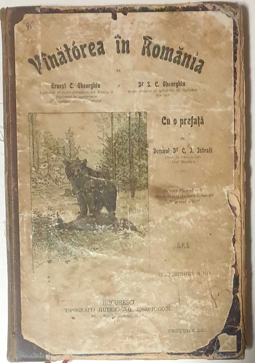 Ernest C. Gheorghiu, Vînătoarea în România, Bucureşti, 1901.