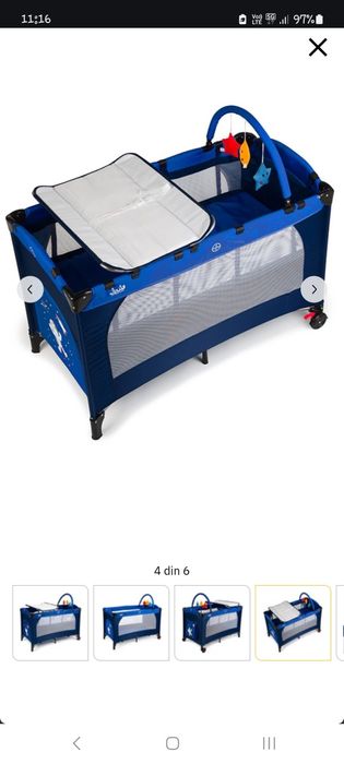 Pat / tarc calatorie Juju albastru