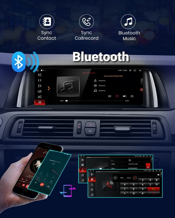 Navigatie Android dedicata BMW Seria 5 F10, F11  CIC/NBT (2011-2016)
