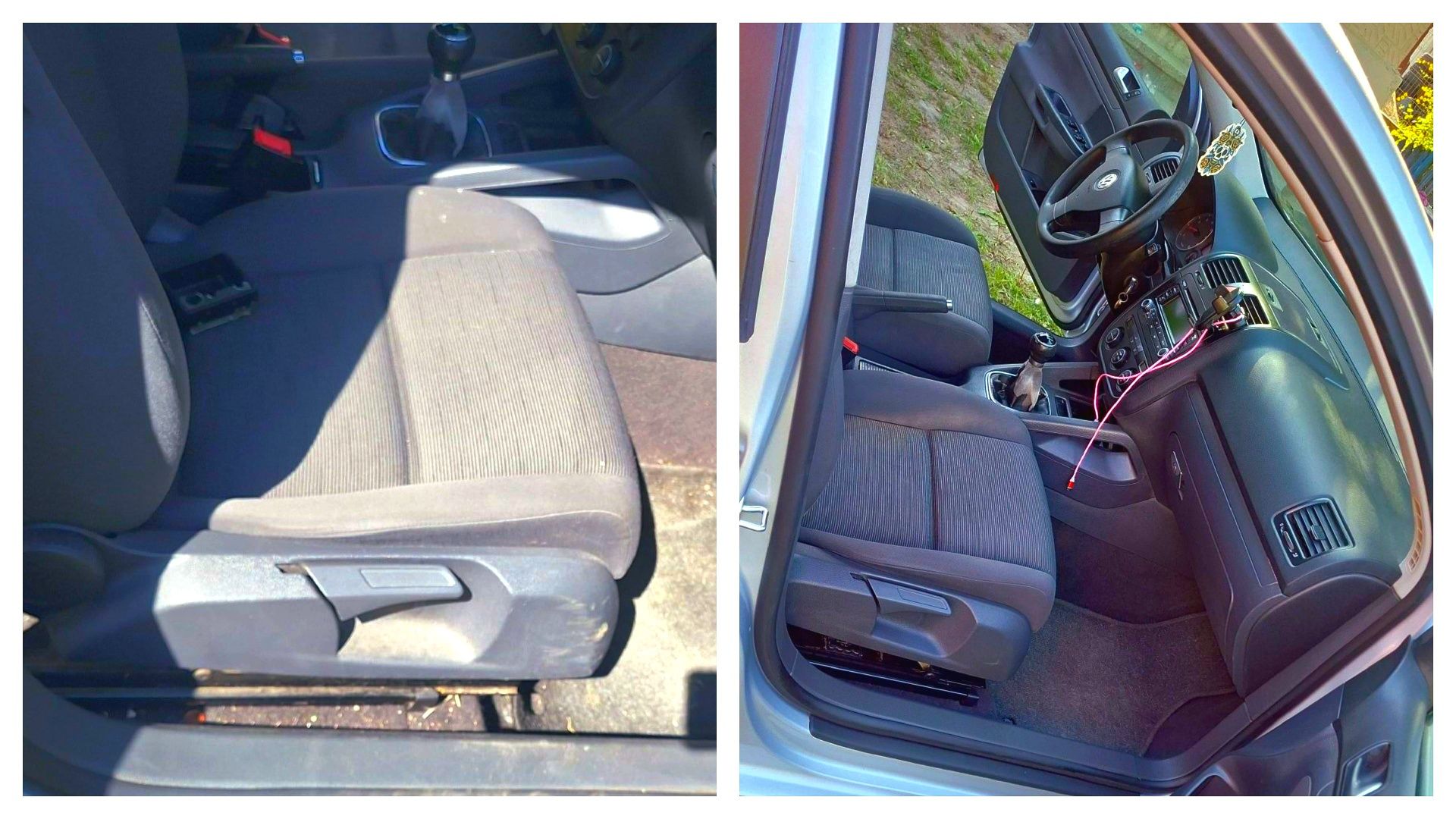 Curățare si igienizare interior auto la domiciliu.