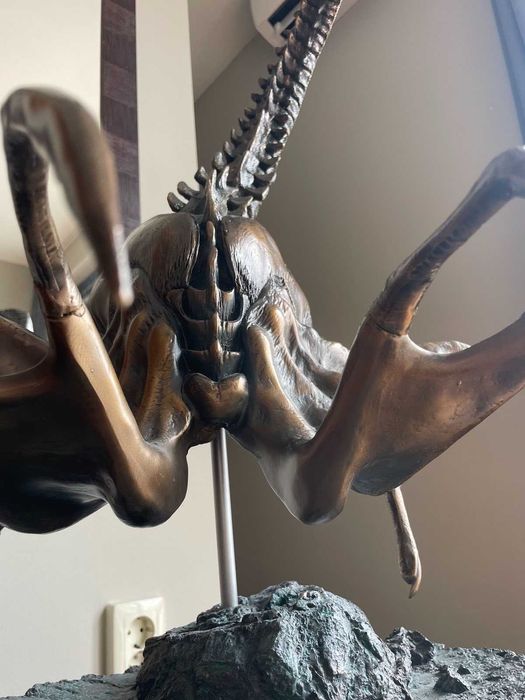 Alien queen facehugger sideshow recast, статуя / фигура
