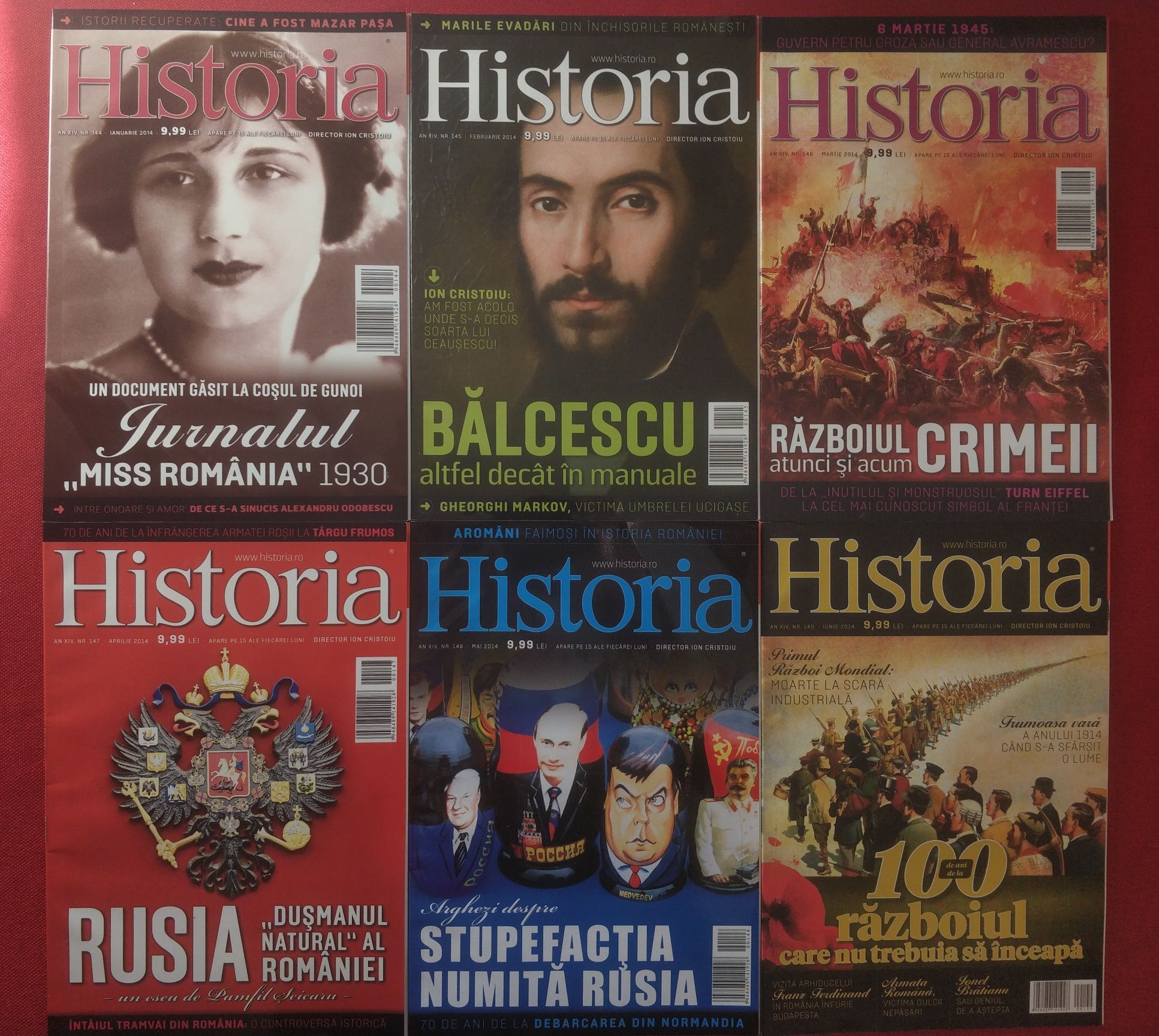 Revista Historia numerele 144 - 155 anul 2014