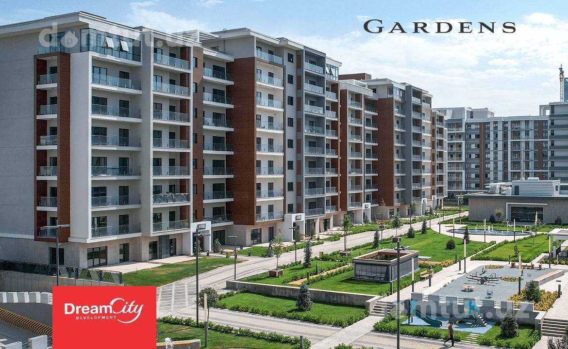 Tashkent City Gardens 68м2 коробка вид на парк и во двор