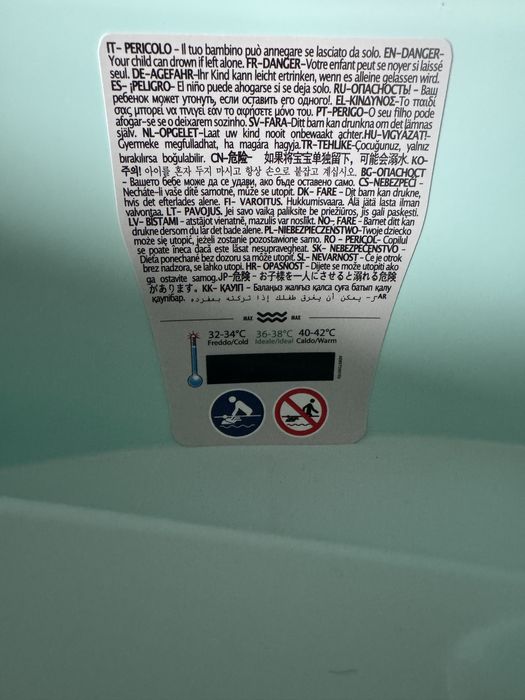 Cadita bebe, turcoaz