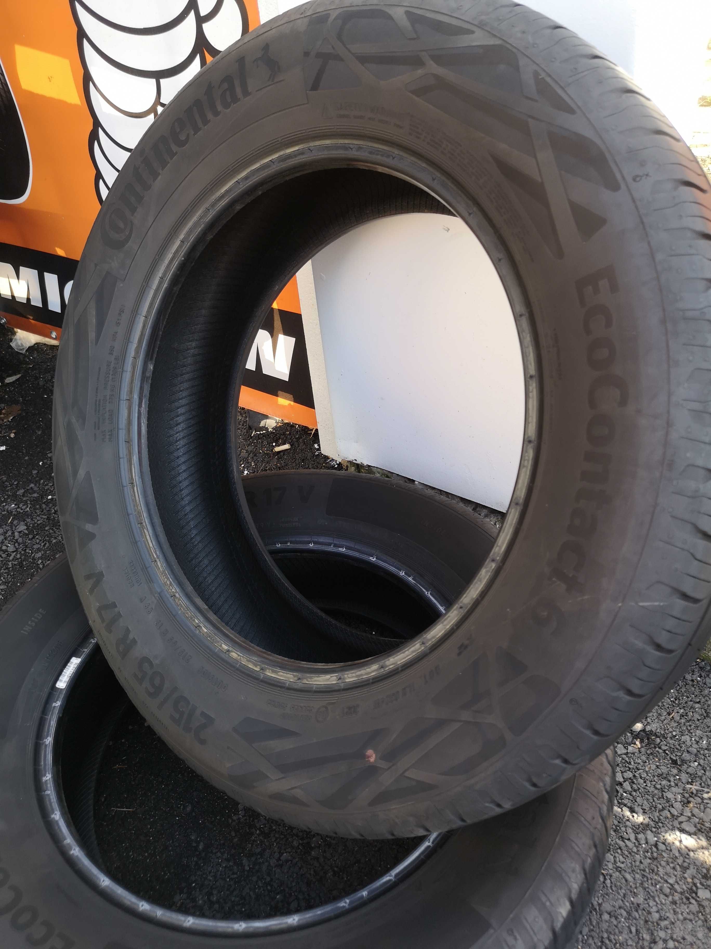 2бр 215/65/17 CONTINENTAL 6,5мм грайфер дот:21г +++