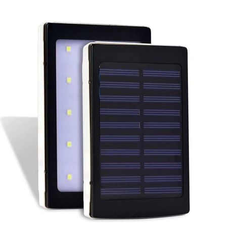 Соларна преносима батерия - Solar Power Bank , LED, USB,