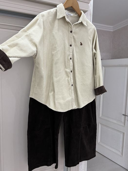 Вельвет рубашка и брюки новые