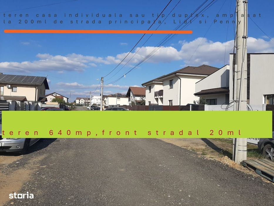 Teren super pozitie MosnitaNoua