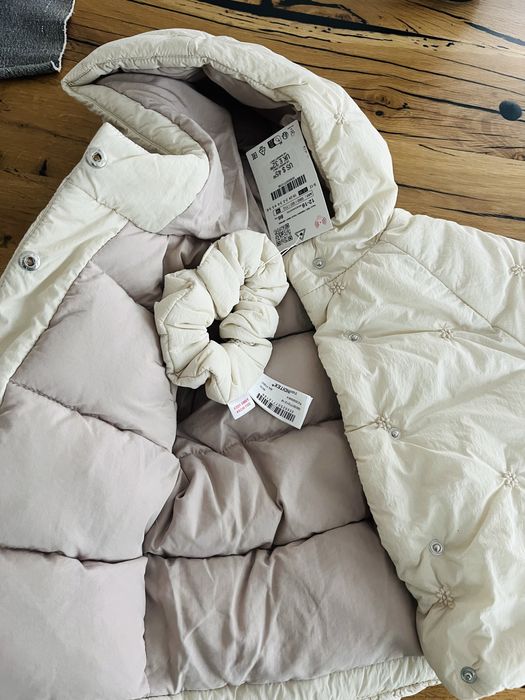 НОВО Детско зимно яке Зара 12-18 м. със скрънчи