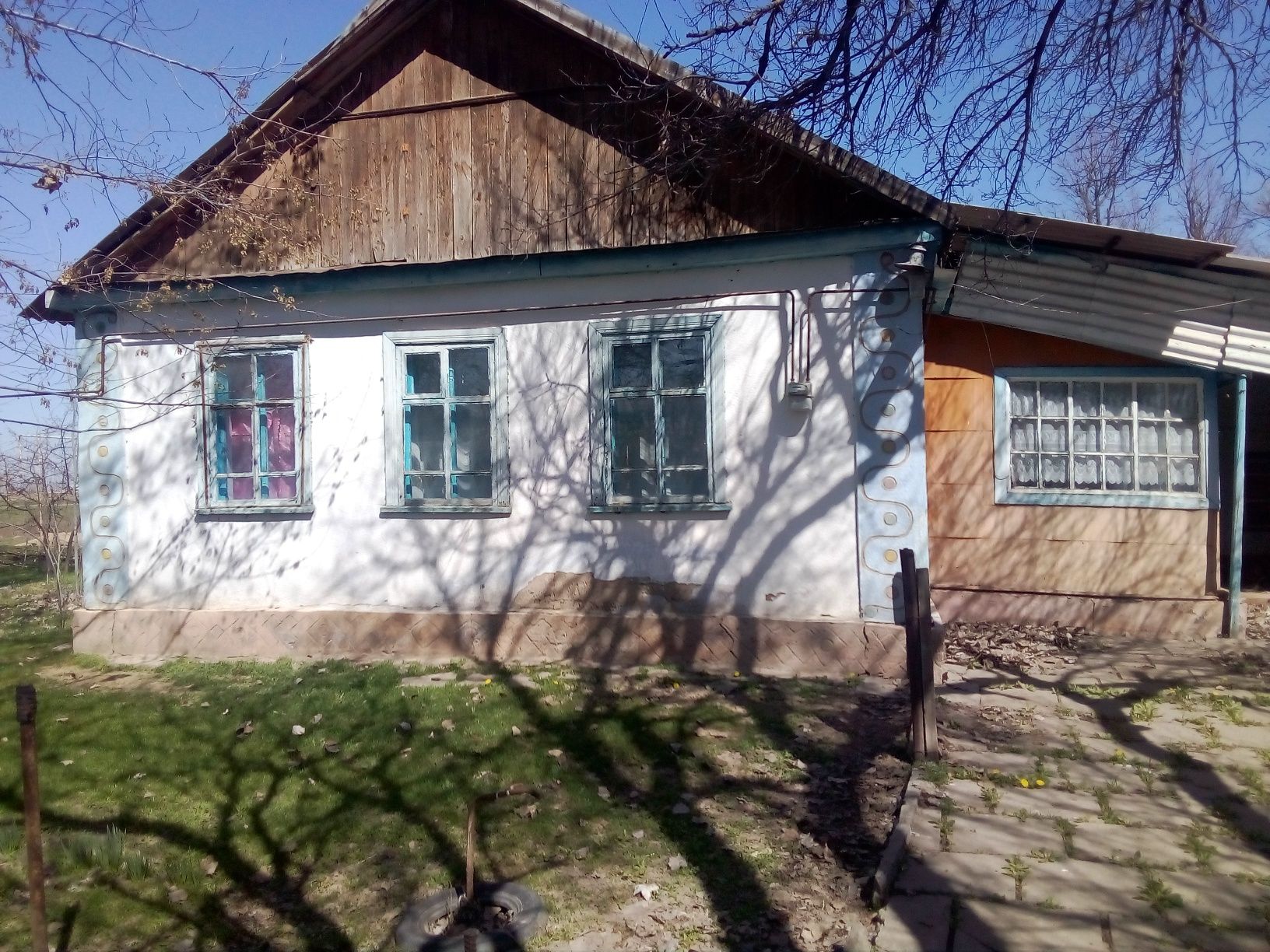 Дом со всеми удобствами, с большим участком