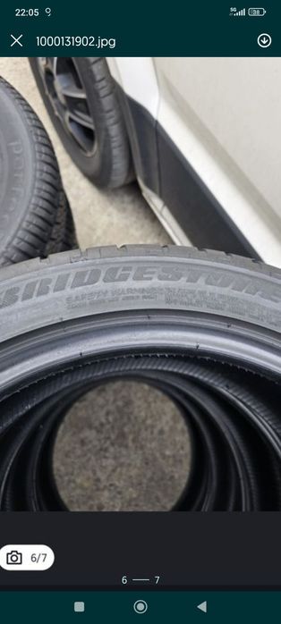 Set Anvelope Vara Bridgestone 225 45 17 și 245 40 17 Excelente
