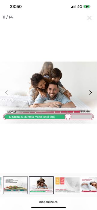 Saltea Ortopedica Bedora Intense Memory 180x200 cm,