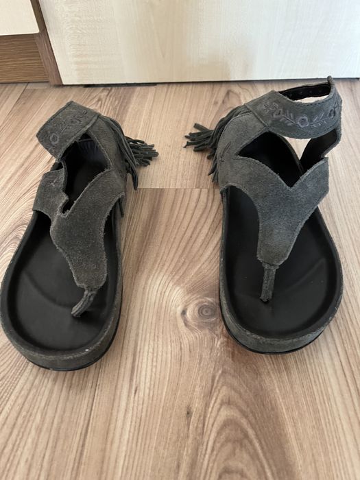 Sandale din piele intoarsa Catarina Martins