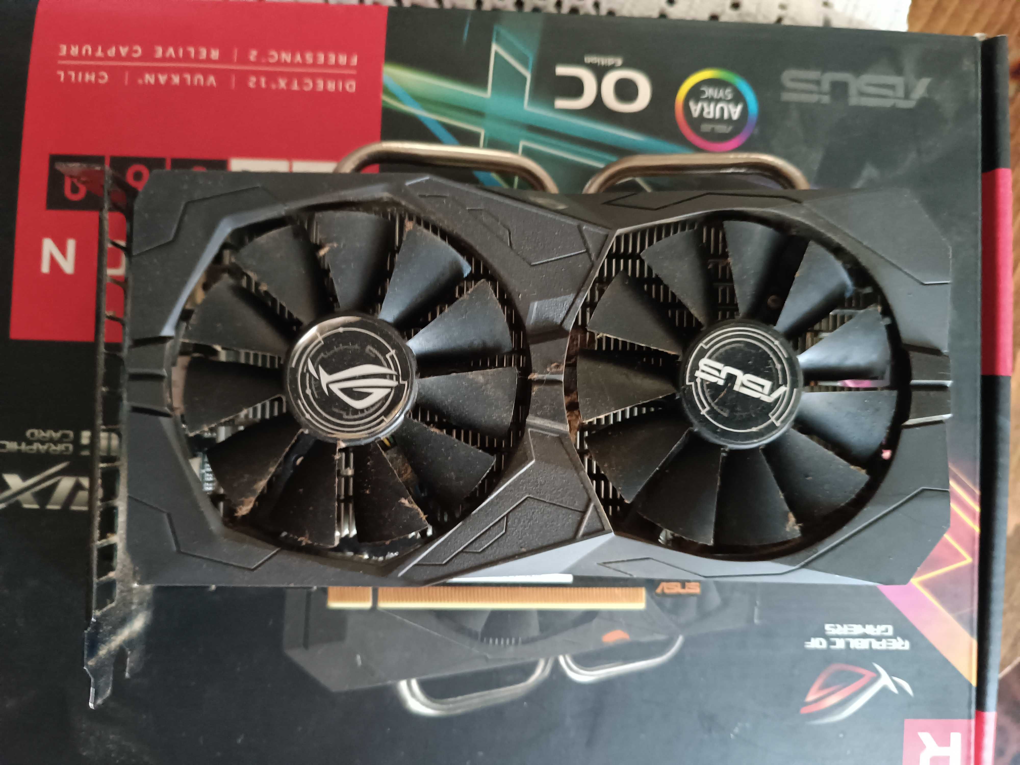 Видеокарта  RX 560  ASUS ROG STRIX4GB EVO Gaming