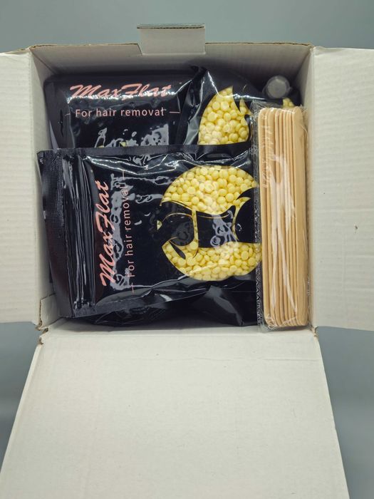 Комплект за кола маска MaxFlat нагревател+4 плика восъчни перли, масла