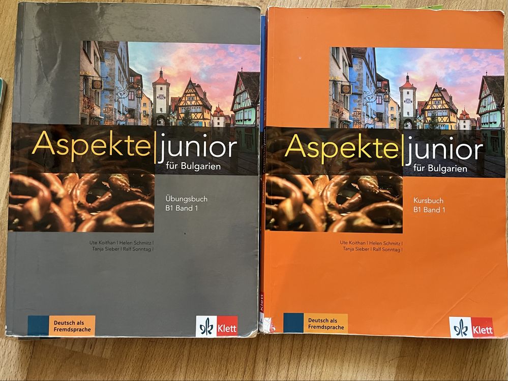 Учебници и уч. тетрадки по немски Aspekte junior и Mehr Deutsch direkt