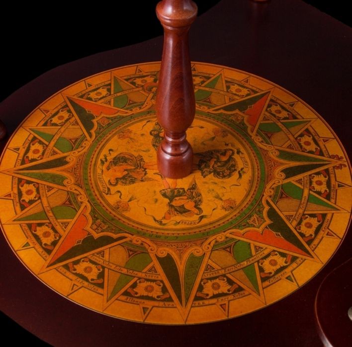 Глобус-бар напольный со столом подарки для мужчин