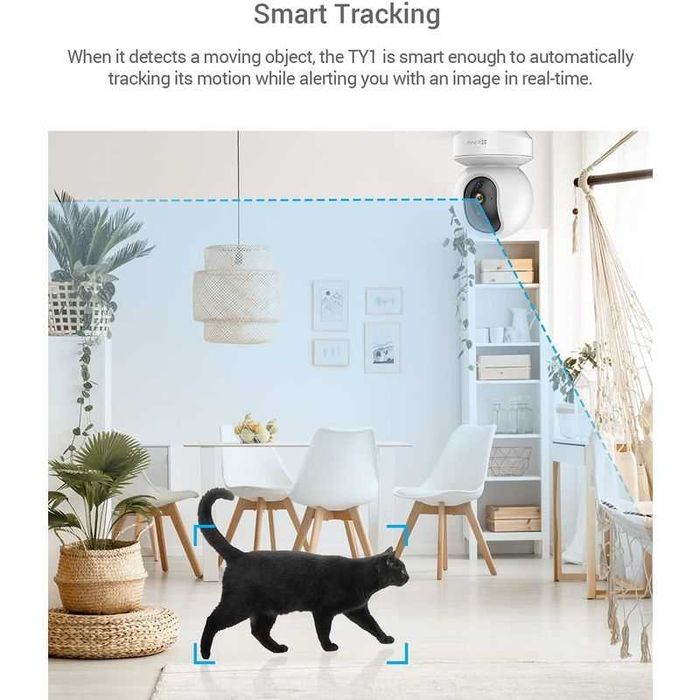 EZVIZ TY1 2K+ Smart Home Camera Wi-fi 360 Sigilat !!!
