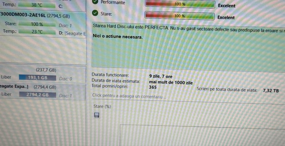HDD NOU pe alese HardDisk Seagate si Adata 4TB si 3 TB