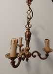 Candelabru antic 3 brațe din bronz ,piesa cu o lucrătură deosebita, di