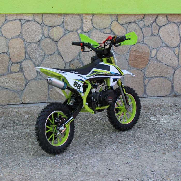Детски Кросов Мотор 50сс кубика MaxMotors Green с електрически стартер