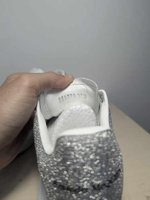 (Marime: 38) Alexander Mcqueen sclipici alb