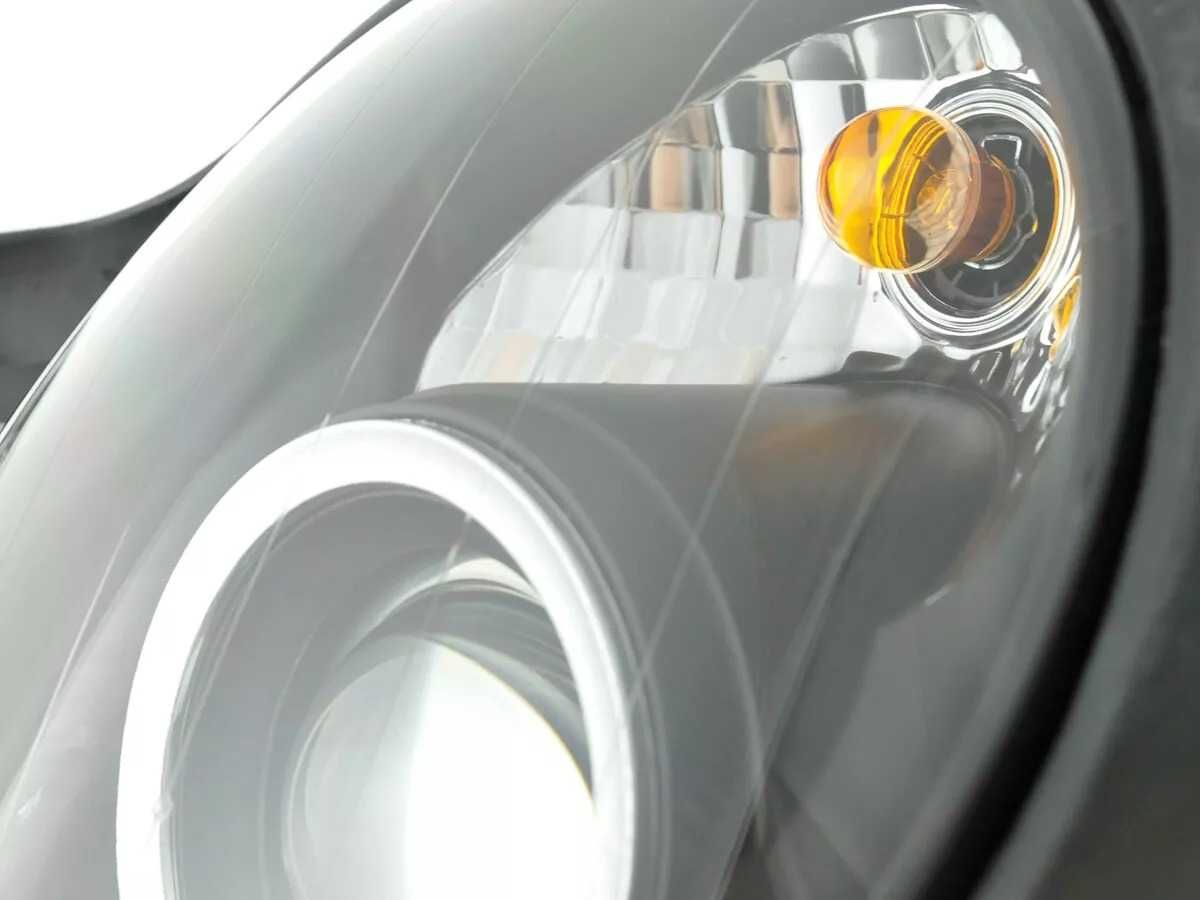 Фарове  Мерцедес ЦЛК 208 Нови Тунинг ЛЕД angle Merceedes W208 CLK LED