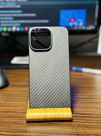 Husa carbon/kevlar iPhone 15 Pro Max VETTER