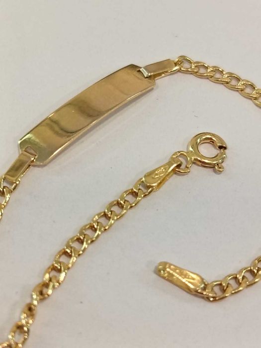 (AG41) Bratara aur, 14K b5592 Certificat de garantie