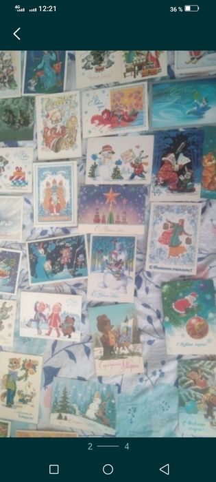 Продаются открытки разные, Новогодние итд тематика разная,кто собирант