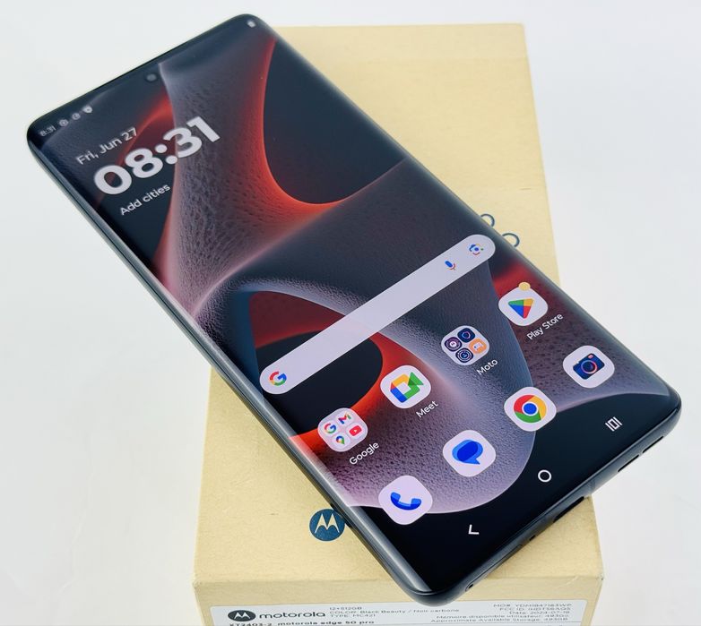 Motorola Edge 50 Pro 512GB 12GB RAM Black Перфектен! Гаранция!